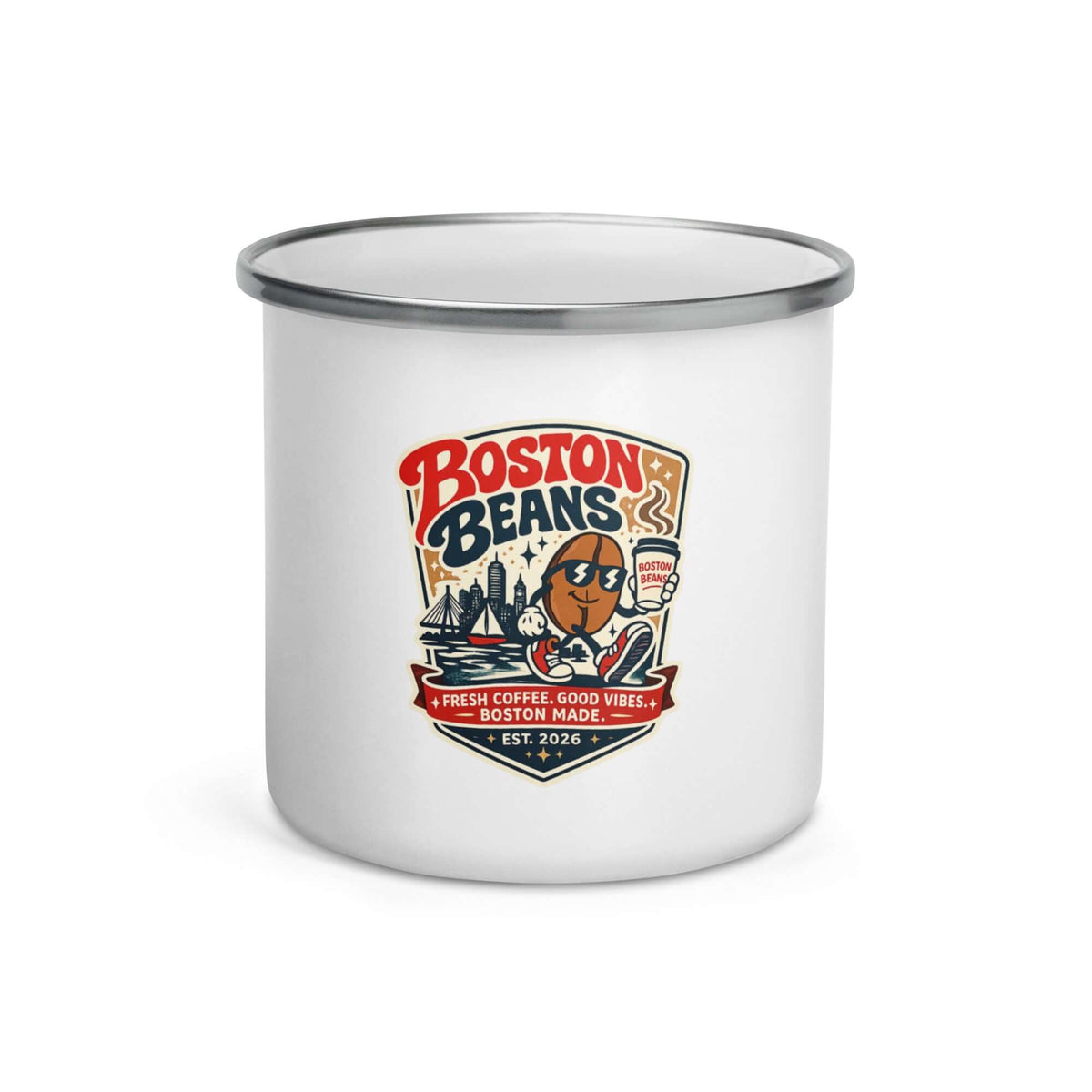 Enamel Mug for Coffee, Camping & Everyday Use