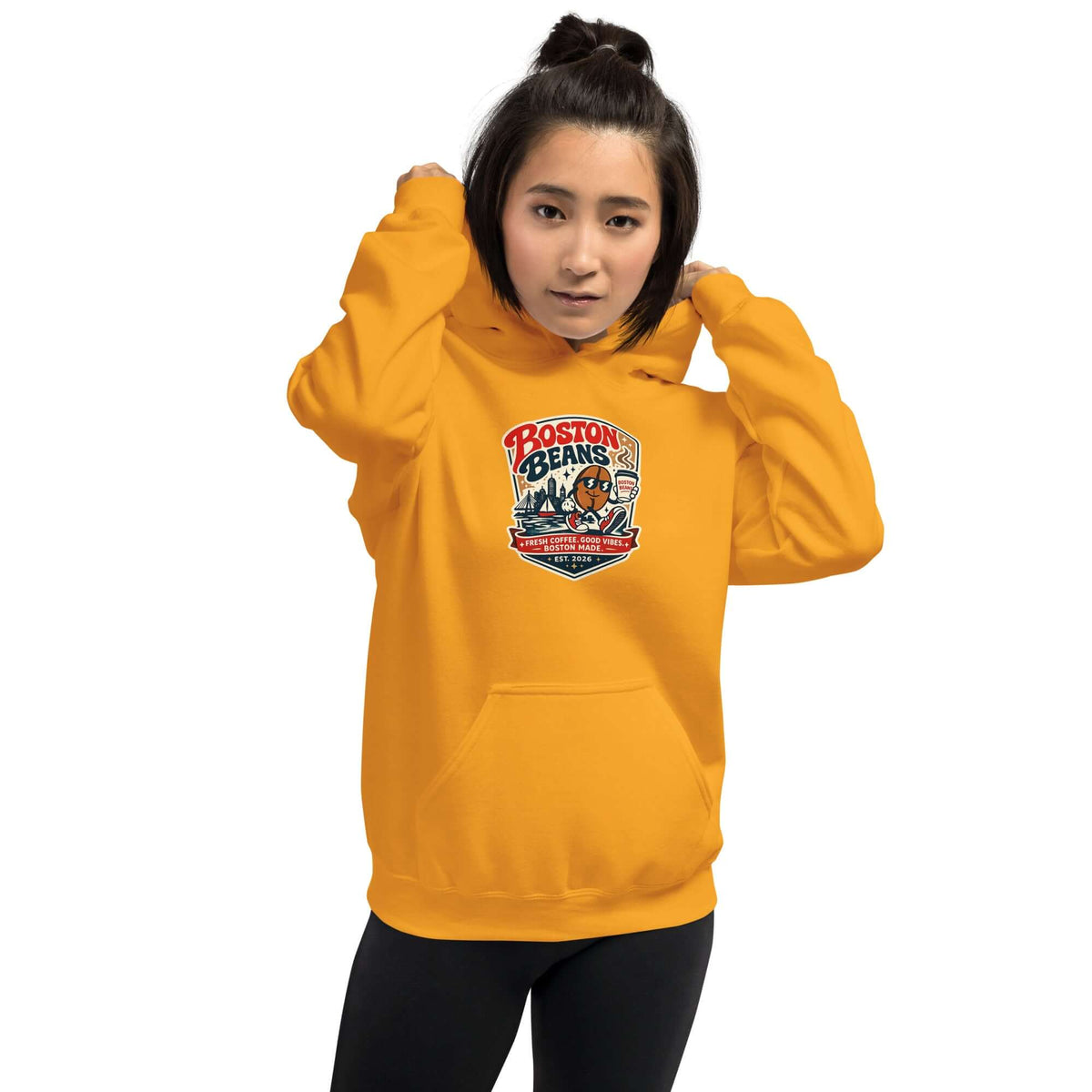 Unisex Hoodie with relaxed fit and soft fabric for casual everyday streetwear fashion