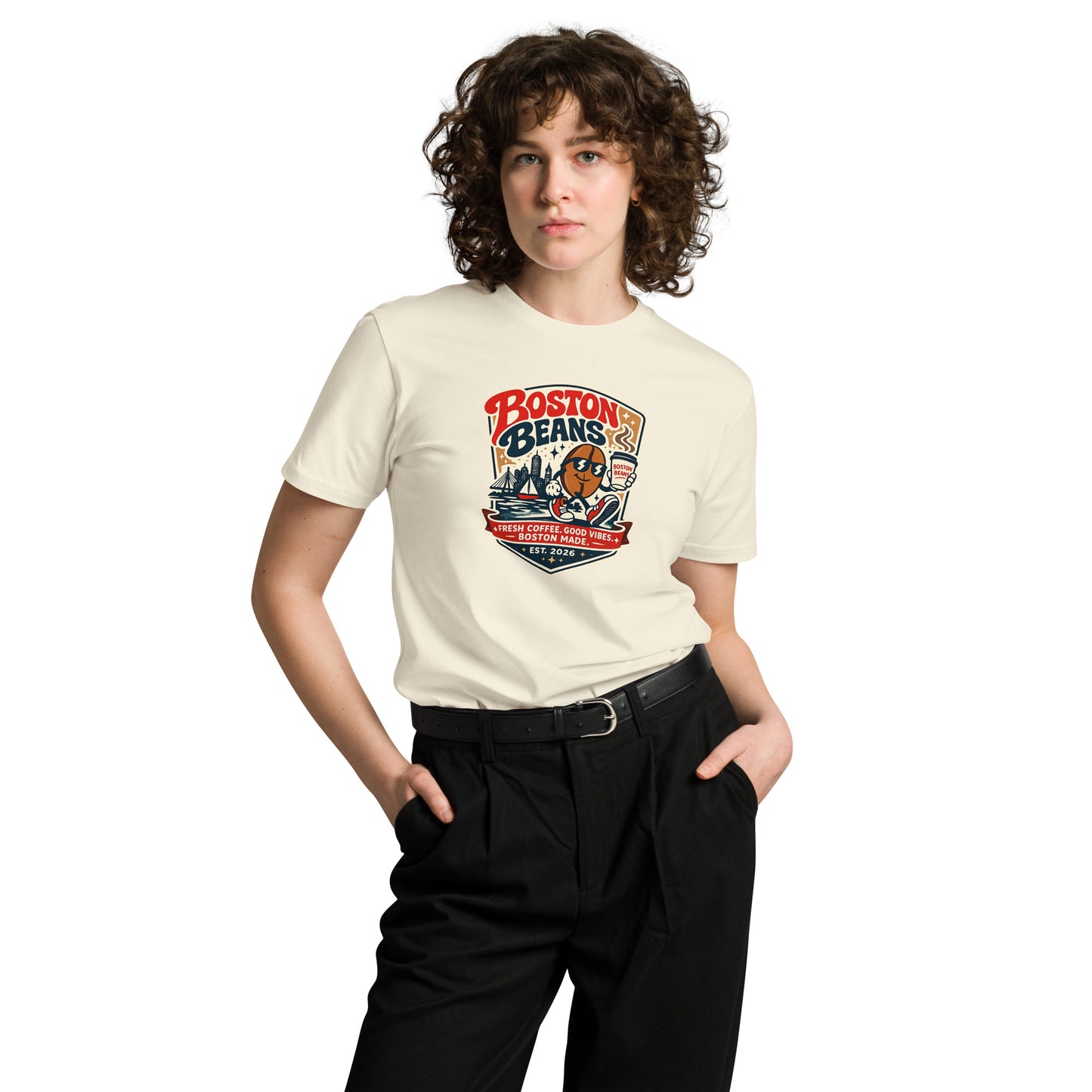 Unisex Premium T-Shirt with soft cotton fabric and relaxed fit for modern casual streetwear fashion