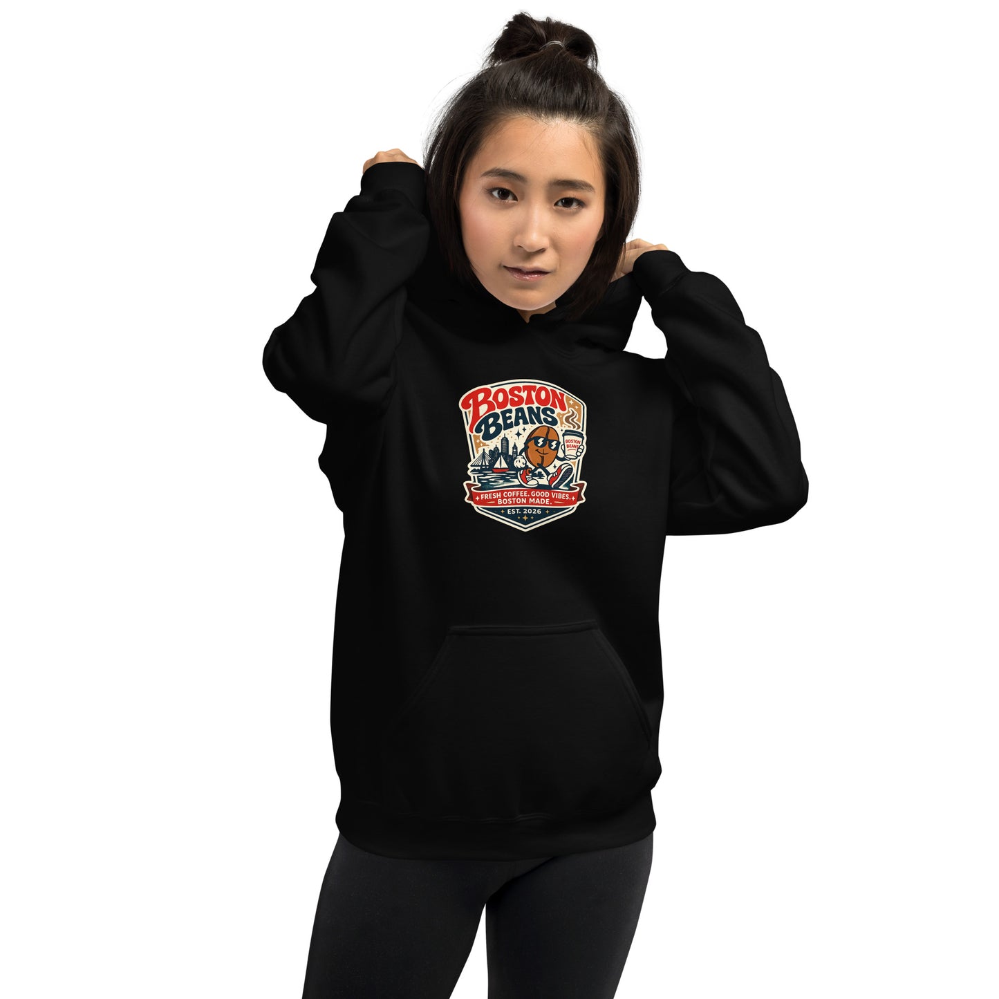 Unisex Hoodie with relaxed fit and soft fabric for casual everyday streetwear fashion