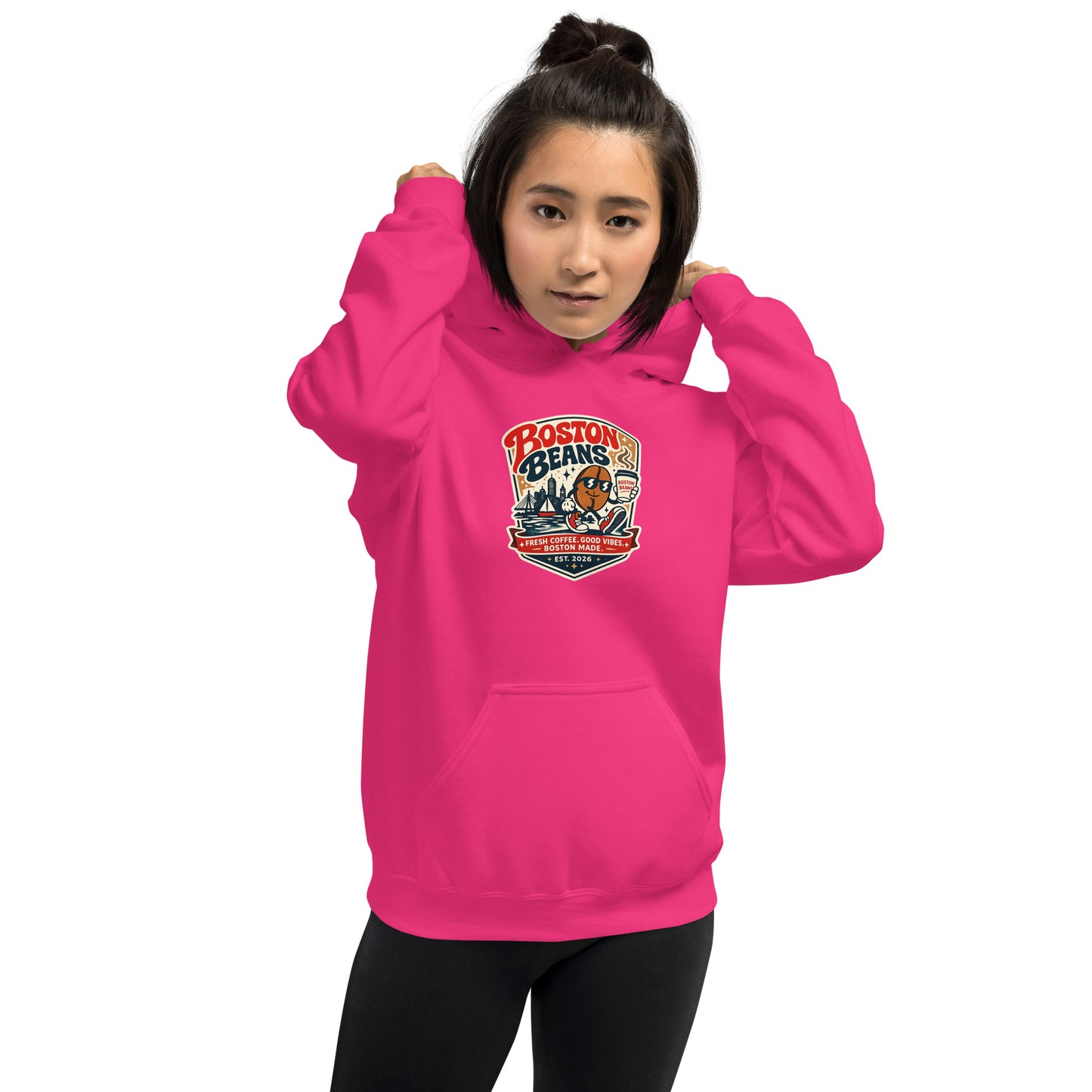 Unisex Hoodie with relaxed fit and soft fabric for casual everyday streetwear fashion