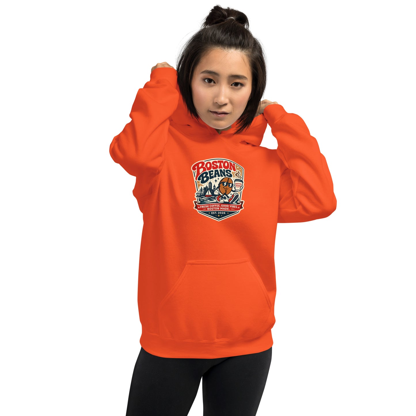 Unisex Hoodie with relaxed fit and soft fabric for casual everyday streetwear fashion