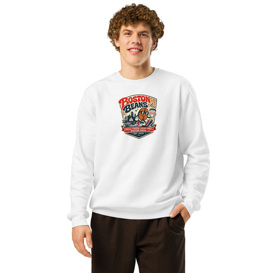  Unisex Organic Mid-Weight Sweatshirt with relaxed fit and soft sustainable fabric for casual streetwear fashion