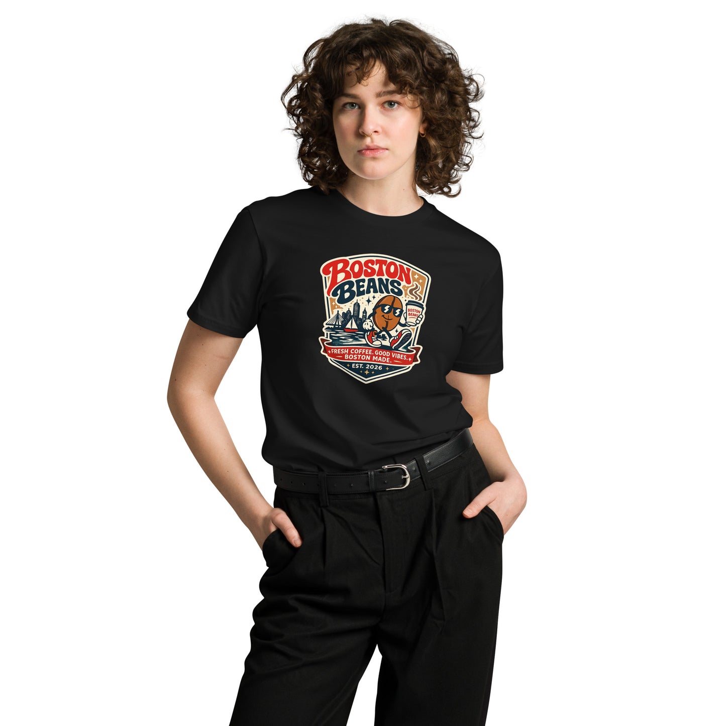 Unisex Premium T-Shirt with soft cotton fabric and relaxed fit for modern casual streetwear fashion