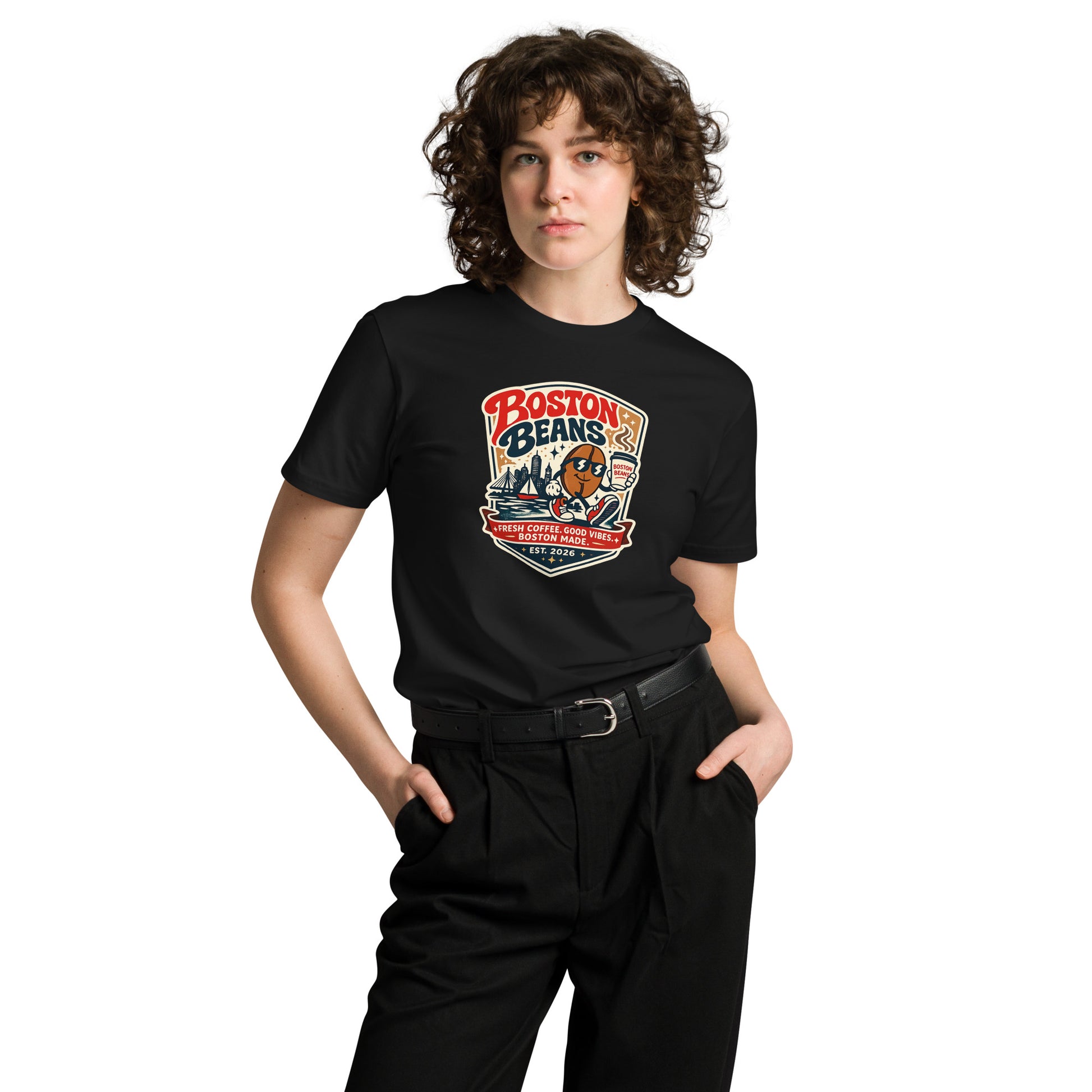 Unisex Premium T-Shirt with soft cotton fabric and relaxed fit for modern casual streetwear fashion