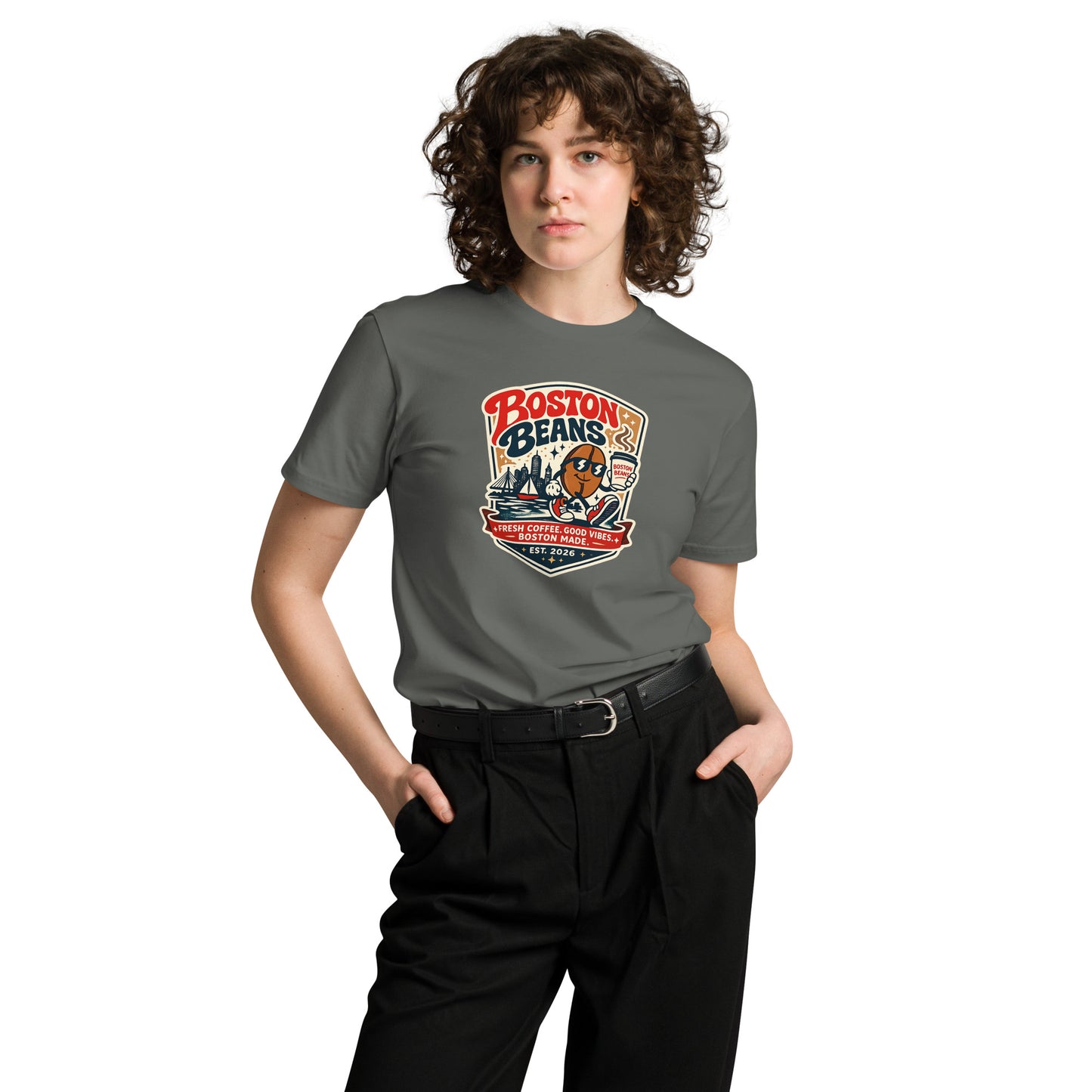 Unisex Premium T-Shirt with soft cotton fabric and relaxed fit for modern casual streetwear fashion