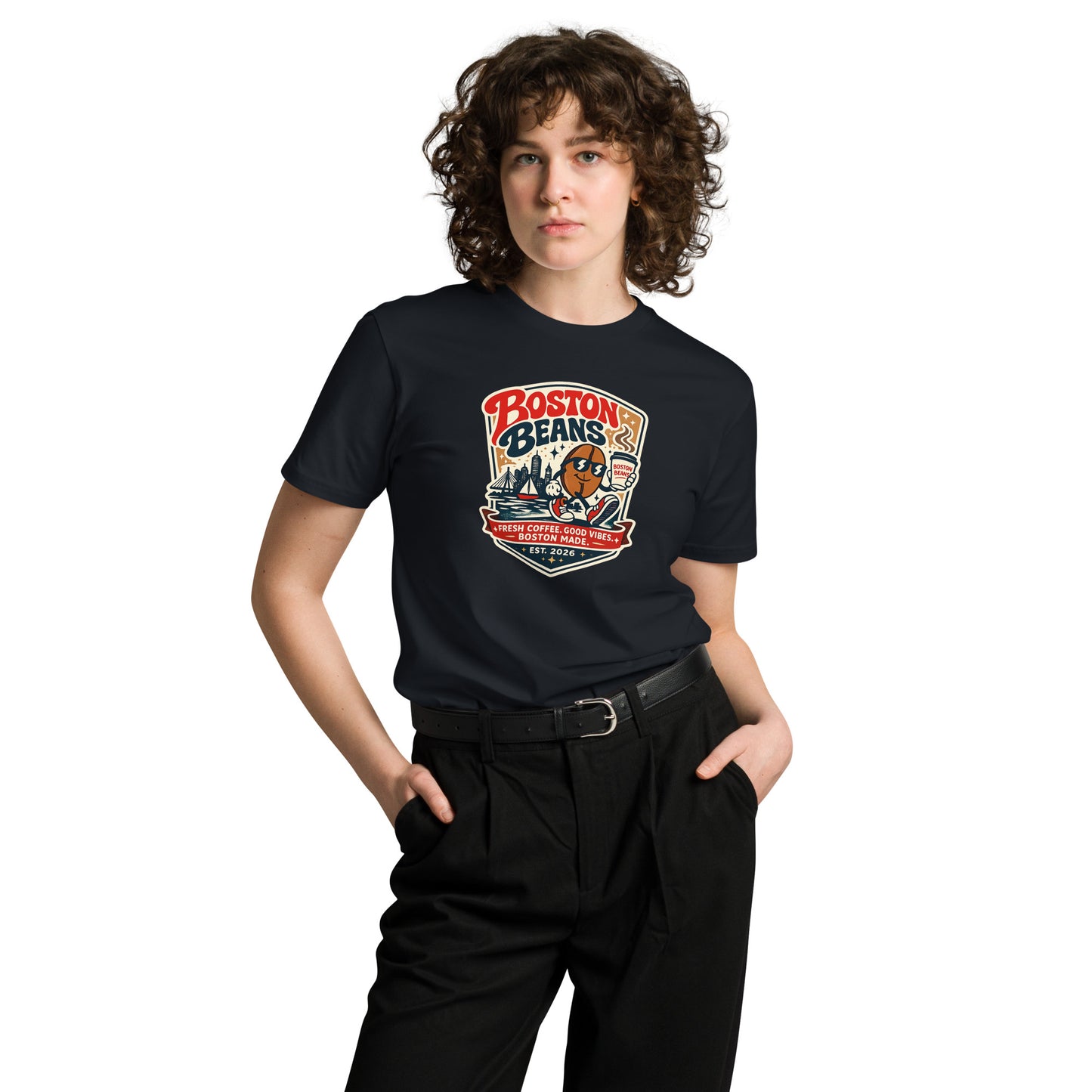 Unisex Premium T-Shirt with soft cotton fabric and relaxed fit for modern casual streetwear fashion