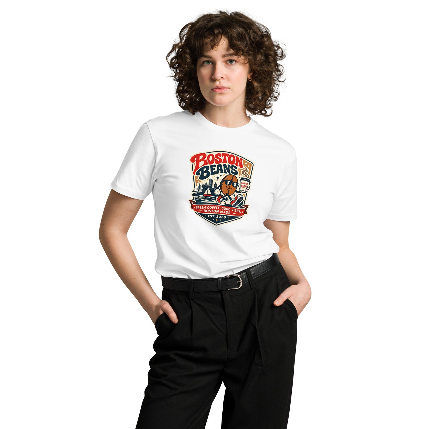 Unisex Premium T-Shirt with soft cotton fabric and relaxed fit for modern casual streetwear fashion